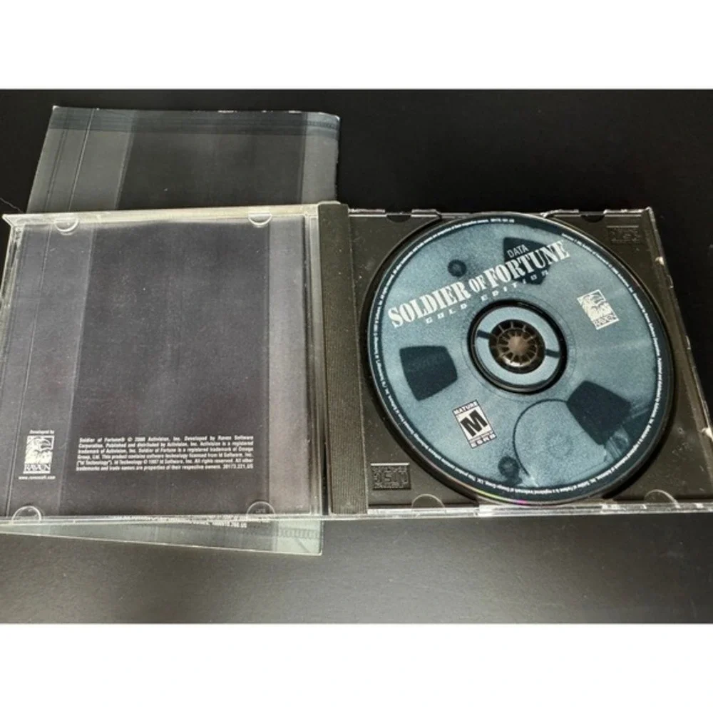 Soldier of Fortune Gold Edition PC‎ Game 2000 Complete Vintage